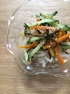 もやしと塩こんぶでカンタン酢の物-レシピのメイン写真