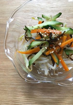 もやしと塩こんぶでカンタン酢の物-レシピのメイン写真