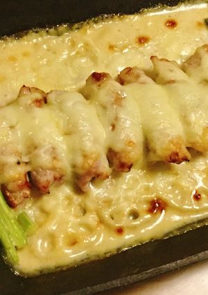 肉巻きズッキーニとアスパラのグラタン-レシピのメイン写真