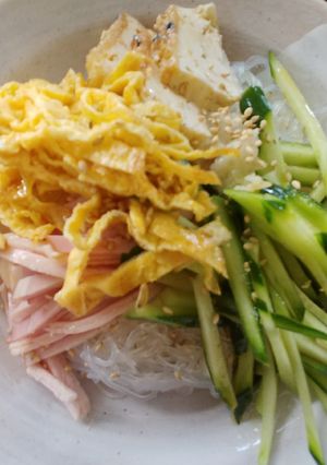 梅酢タレのさっぱり　はるさめ冷やし中華-レシピのメイン写真