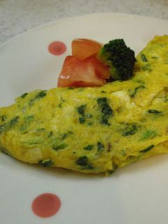 ほうれん草&チーズ オムレツ-レシピのメイン写真