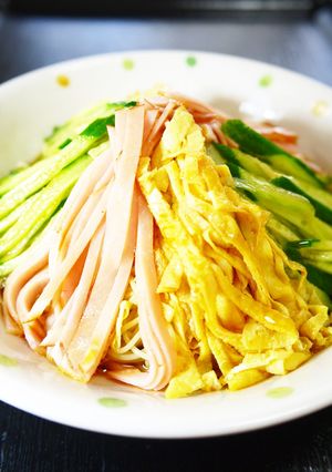 タレも糖質オフ！おから麺で☆冷やし中華。-レシピのメイン写真