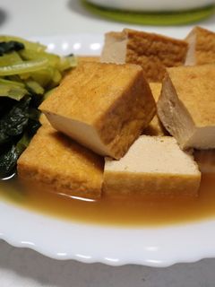 厚揚げと小松菜のあっさり煮-レシピのメイン写真
