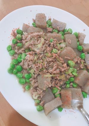 こんにゃくとひき肉と炒め物♡-レシピのメイン写真