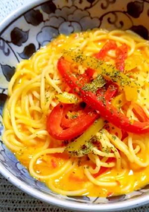 パプリカスープのパスタ-レシピのメイン写真