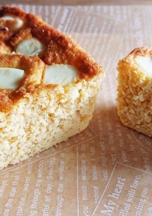 プレーン生おからケーキにチーズon♪-レシピのメイン写真