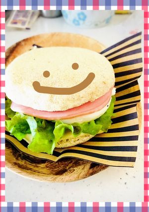 簡単イングリッシュマフィン♡-レシピのメイン写真