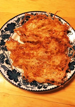 パパ絶賛！大根餅風刺身のツマのかき揚げ。-レシピのメイン写真