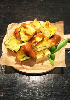ズッキーニオーブンオムレツ♡お弁当に-レシピのメイン写真