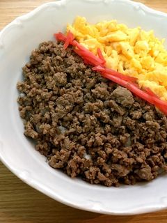 我が家のそぼろ丼♫-レシピのメイン写真