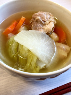 鶏肉と野菜の具だくさんスープ【夜食にも】-レシピのメイン写真