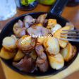 ホタテと砂肝とエリンギの醤油焼き♪
