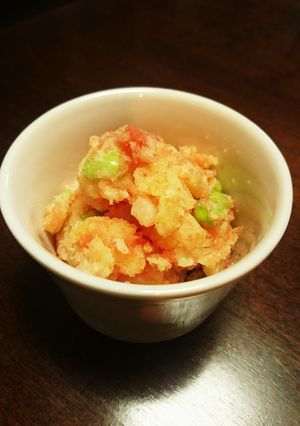 レンジでおつまみ☆混ぜるだけ明太子ポテト-レシピのメイン写真