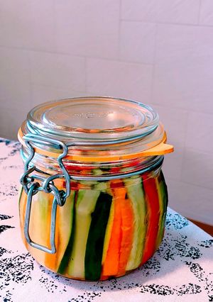 4種の野菜の即席ピクルス-レシピのメイン写真