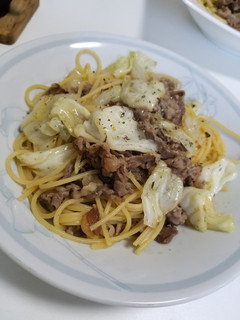 牛肉とキャベツの和風パスタ-レシピのメイン写真