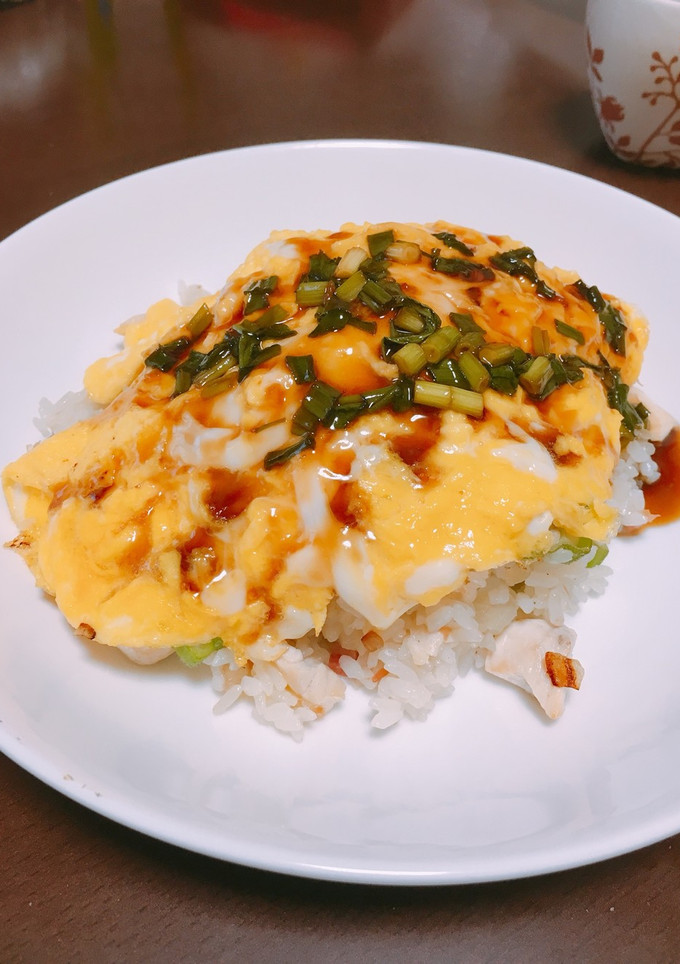 梅ご飯の和風オムライス-レシピのメイン写真