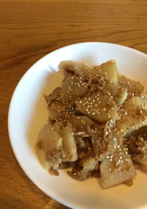 さっぱり★大根とツナの甘酢炒め-レシピのメイン写真