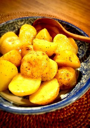 【10分】鍋不要♫照り照りポテトグラッセ-レシピのメイン写真