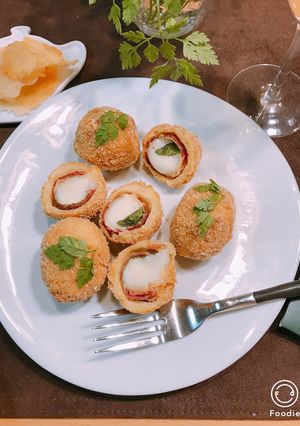 カチョカバロチッコロの生ハム包み揚げ-レシピのメイン写真