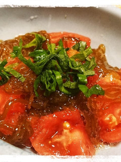 さっぱり☆トマト入りもずく酢-レシピのメイン写真