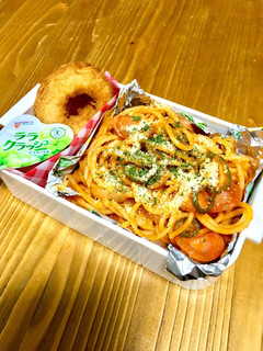 中学生女子 ナポリタン弁当-レシピのメイン写真