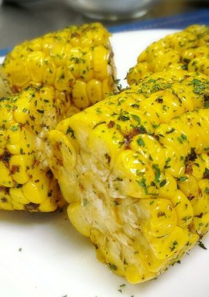 アンチョビガーリックで♪焼きとうもろこし-レシピのメイン写真
