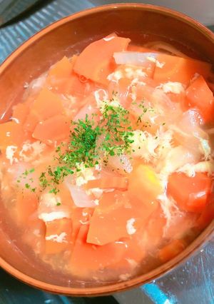 簡単!パスタのコンソメスープ-レシピのメイン写真