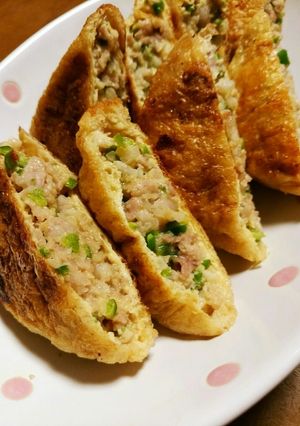 ＊油揚げの肉詰め＊-レシピのメイン写真
