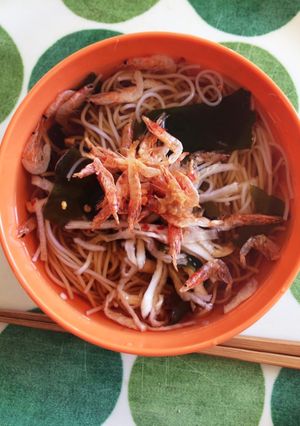 手抜き・無添加・桜エビそうめん-レシピのメイン写真