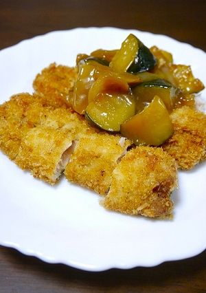 簡単！ズッキーニのオレンジ煮☆酢豚風-レシピのメイン写真
