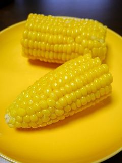 レンジで簡単!茹でとうもろこし 1本4分-レシピのメイン写真