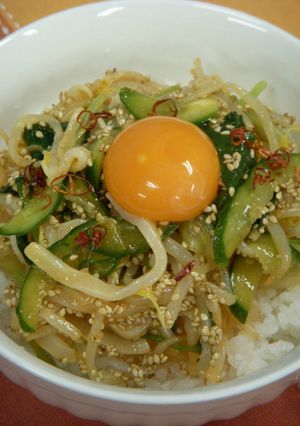 韓国風イカ刺丼-レシピのメイン写真