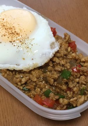 和風ドライカレー弁当-レシピのメイン写真