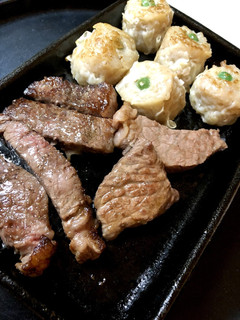 焼売☆ランプステーキ鉄板焼き♪-レシピのメイン写真