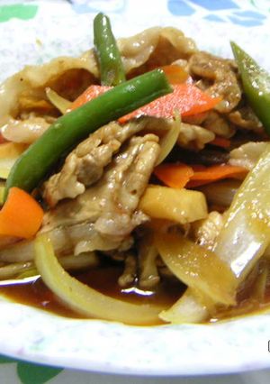 豚肉と野菜のさっと炒め中華風寿司酢漬け-レシピのメイン写真