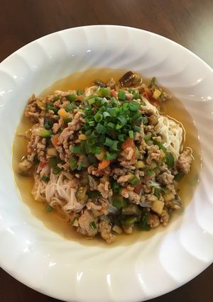 夏野菜☆うま辛そうめん-レシピのメイン写真