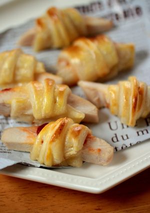 ひとくちスナック☆サラダチキンパイ-レシピのメイン写真