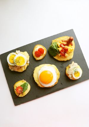 オープンパンケーキ♡-レシピのメイン写真