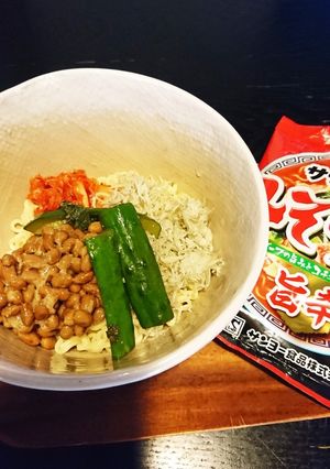 納豆キムチの冷やしラーメン-レシピのメイン写真