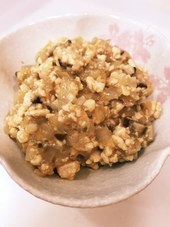 鶏肉そぼろ餡-レシピのメイン写真