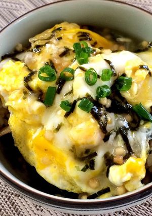 簡単！炊き込みご飯の和風オムライス-レシピのメイン写真