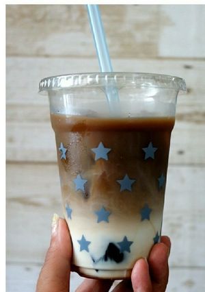 映える☆コーヒーゼリー･アイスカフェオレ-レシピのメイン写真
