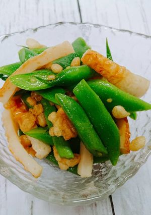 モロッコインゲンとちくわの和え物-レシピのメイン写真