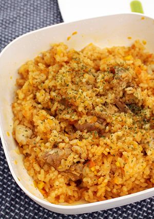 レンジで簡単　チキンライス-レシピのメイン写真