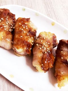 じゃがいもで簡単☆肉巻きチーズポテト-レシピのメイン写真