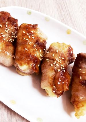じゃがいもで簡単☆肉巻きチーズポテト-レシピのメイン写真