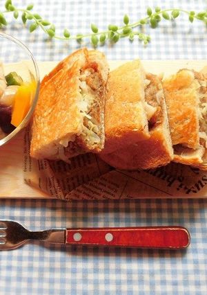 メンチカツサンド-レシピのメイン写真