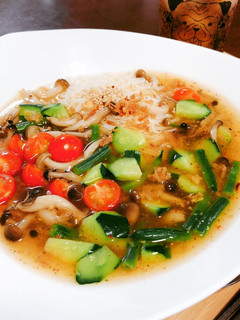 素麺レシピ2018 夏の餡掛け素麺-レシピのメイン写真