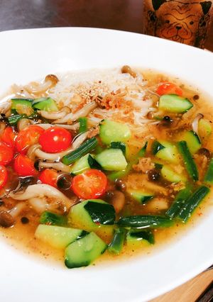 素麺レシピ2018 夏の餡掛け素麺-レシピのメイン写真