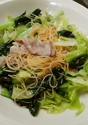 時短、野菜ピンピンの簡単ビーフン!-レシピのメイン写真